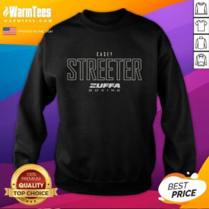Alt Text: Nice Casey Streeter Zuffa Boxing Elite Sweatshirt in stylish design, perfect for boxing enthusiasts and casual wear.