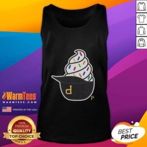 Nice Pittsburgh Pirates ice cream tank top featuring vibrant team colors and a fun design, perfect for summer fans.