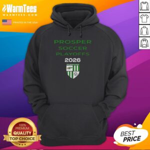 2026 Nice Prosper Soccer Playoffs hoodie featuring the Prosper Eagles logo, perfect for fans supporting their team.