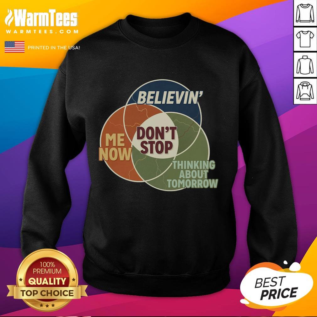 Official Don't Stop Diagram Sweatshirt featuring a stylish graphic design, perfect for casual wear and motivation.