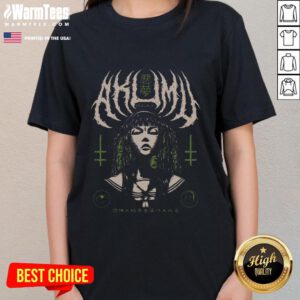 Premium Akumu Curse Ladies Tee featuring a stylish design, perfect for casual wear and anime enthusiasts.
