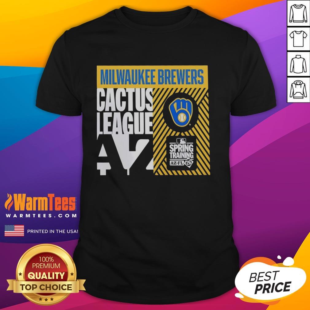 Premium Milwaukee Brewers Cactus League Spring Training 2026 T-Shirt featuring team logo and vibrant colors for fans.