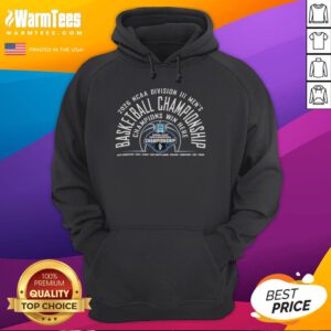 Alt Text: 2026 NCAA Division III Men's Basketball Championship hoodie celebrating the champions' victory in premium style.