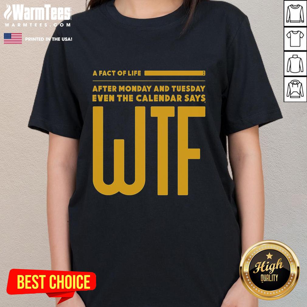 Pretty A Fact Of Life Ladies Tee featuring a stylish design with a positive message, perfect for casual wear.