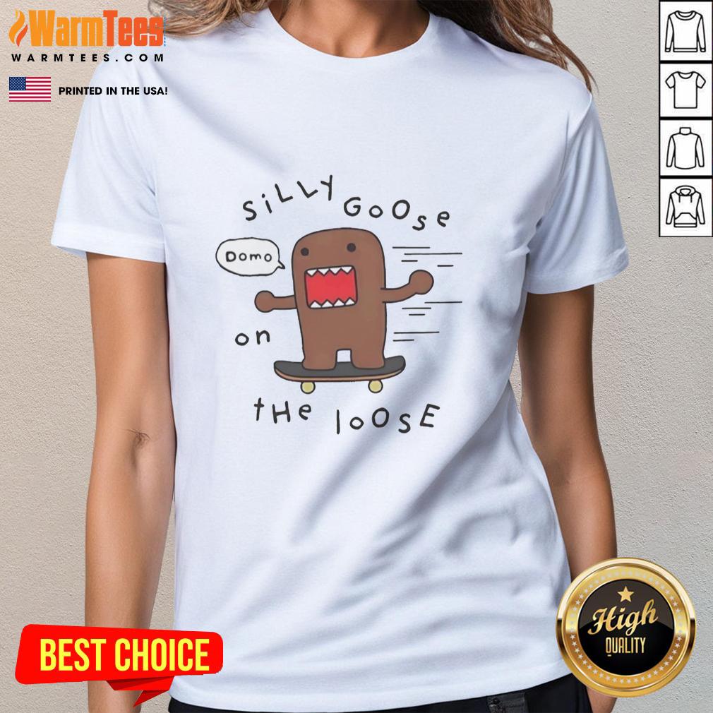 Top Silly Goose on the Loose Ladies Tee featuring a playful goose design, perfect for fun casual wear.