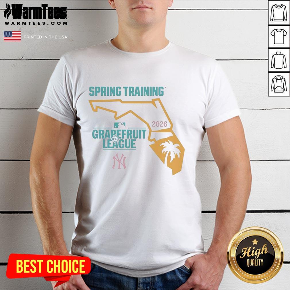 Top Spring Training Grapefruit League 2026 T-Shirt featuring vibrant graphics and team logos for baseball fans.