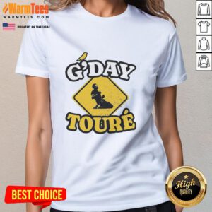 Awesome Mo Toure of Norwich City G'Day Toure vintage ladies tee featuring a stylish design for fans.