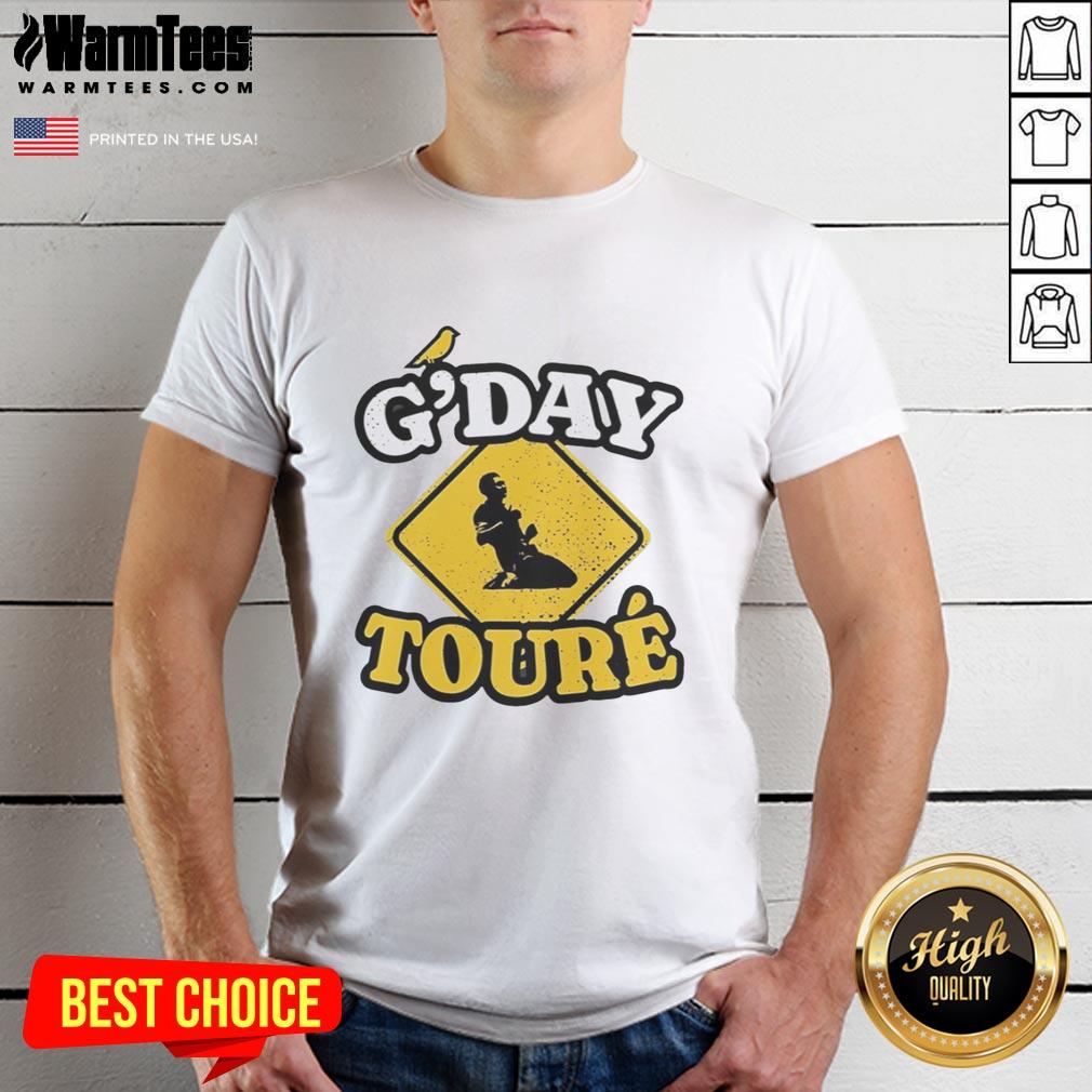 Awesome Mo Tour Norwich City G'Day Toure vintage t-shirt featuring a classic design for fans and collectors.