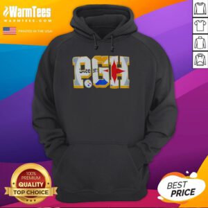 Awesome Pittsburgh Steelers NFL graphic hoodie featuring bold team colors and logo, perfect for fans.