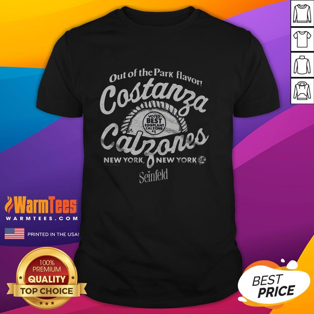 Awesome Seinfeld X New York Yankees Costanza's Calzones T-Shirt featuring iconic graphics and a stylish design.