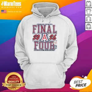 Good 2026 NCAA Men's Final Four Arizona Wildcats Basketball graphic hoodie featuring team logo and vibrant colors.