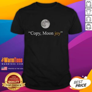 Good Copy Moon Joy Artemis Mission T-Shirt featuring a vibrant design celebrating lunar exploration and NASA's Artemis program.