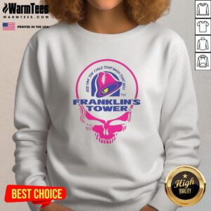 Good Franklins Tower God The Child That Rings That Bell sweatshirt featuring vibrant design and cozy fit for fans.