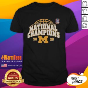 Vintage Michigan Wolverines NCAA Division I Men's Basketball National Champions Final Four T-Shirt design