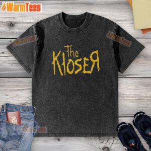 Good The Kloser logo on a washed t-shirt, featuring a stylish and modern design for casual wear.