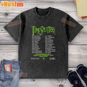 Good Timesplitters Outnumbered But Never Outgunned tour washed t-shirt featuring vibrant graphics and soft fabric.