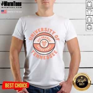 Vintage Tennessee T-Shirt featuring a large orange basketball design, perfect for sports fans and collectors.