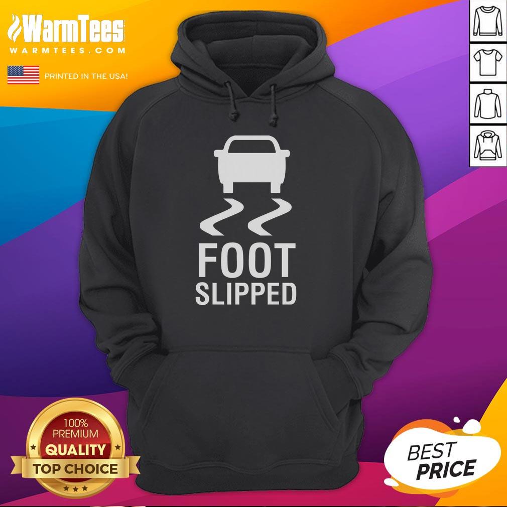 Happy accident hoodie featuring a nice foot design, perfect for casual wear and showcasing your unique style.