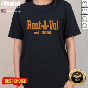 Nice Rent A Vol Est 2026 Ladies Tee featuring a stylish design, perfect for casual wear and fan apparel.