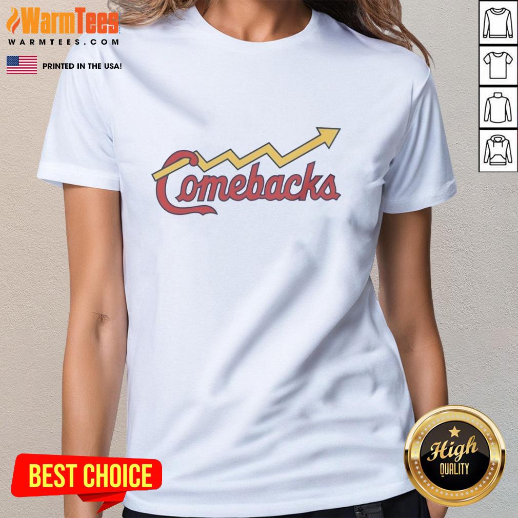 Stylish Nice St. Louis Cardinals Comebacks Ladies Tee featuring team colors and logo, perfect for passionate fans.