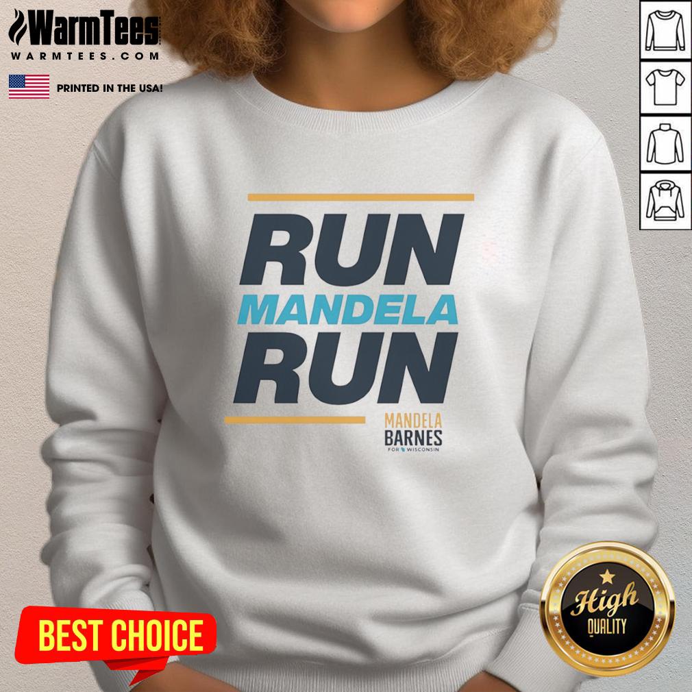 Official Run Mandela Run sweatshirt featuring vibrant design and comfortable fit for running enthusiasts.