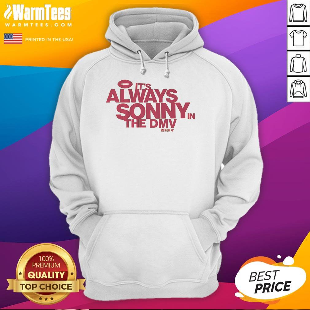 Official Sonny Styles 'It's Always Sonny In The DMV' hoodie featuring a stylish design and vibrant colors.