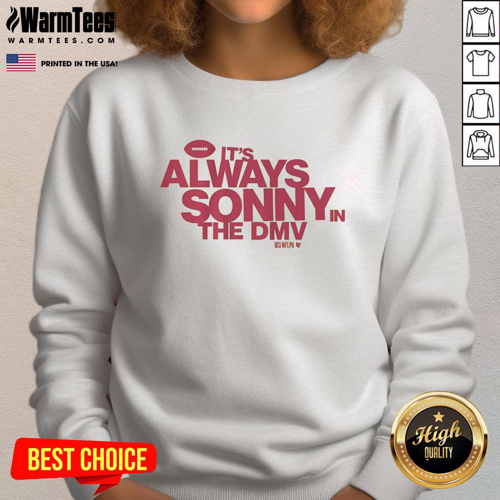 Official Sonny Styles 'It's Always Sonny In The DMV' sweatshirt, featuring vibrant design and cozy fit for fans.