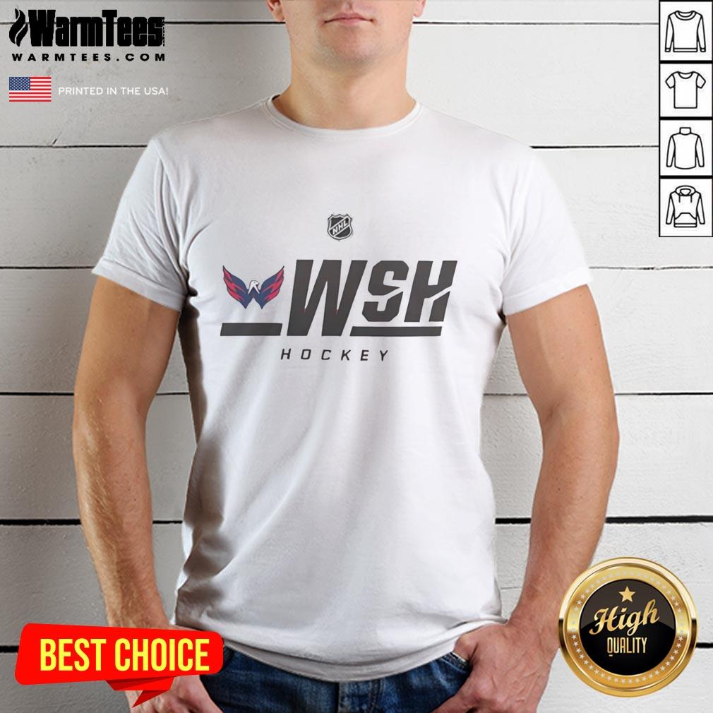 Official Washington Capitals Hockey 2026 NHL logo t-shirt featuring vibrant team colors and emblem for fans.