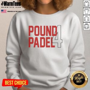 Original Islam Makhachev Pound Padel 4 Sweatshirt featuring bold graphics and a stylish design for MMA fans.