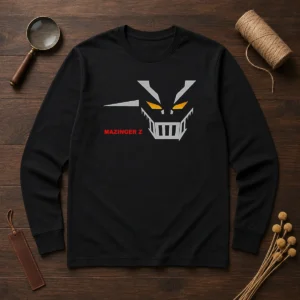 Awesome Mazinger Z Robot Face Logo Long Sleeve Shirt
