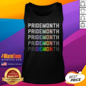 Awesome Pride Month Demon tank top featuring a vibrant and colorful design for pride celebrations.