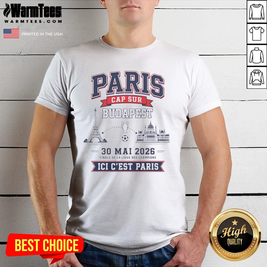 Funny Champions League Champion 30 ΜAi 2026 Finale De La Ligue Des Champions Ici C'Est Paris Shirt on Classic Shirt Funny Champions League Champion 30 ΜAi 2026 Finale De La Ligue Des Champions Ici C'Est Paris Shirt shown as a classic shirt preview
