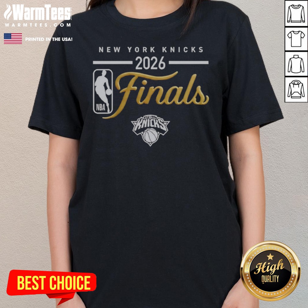 Funny New York Knicks 2026 Finals NBA shirt on Ladies Shirt Funny New York Knicks 2026 Finals NBA shirt shown as a ladies shirt preview