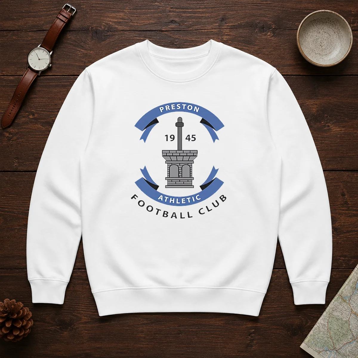 Funny Preston Athletic Football Club 1945 Soccer Sweater