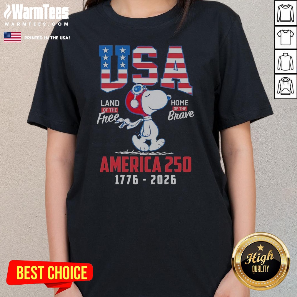 Funny Snoopy USA Land Of The Ladies Shirt Funny Snoopy USA Land Of The Ladies Shirt