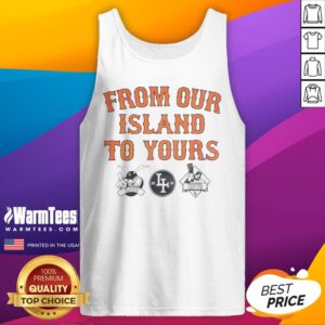 Good Los Angeles Dodgers From Our Island To Yours tank top featuring vibrant graphics and comfortable fit.