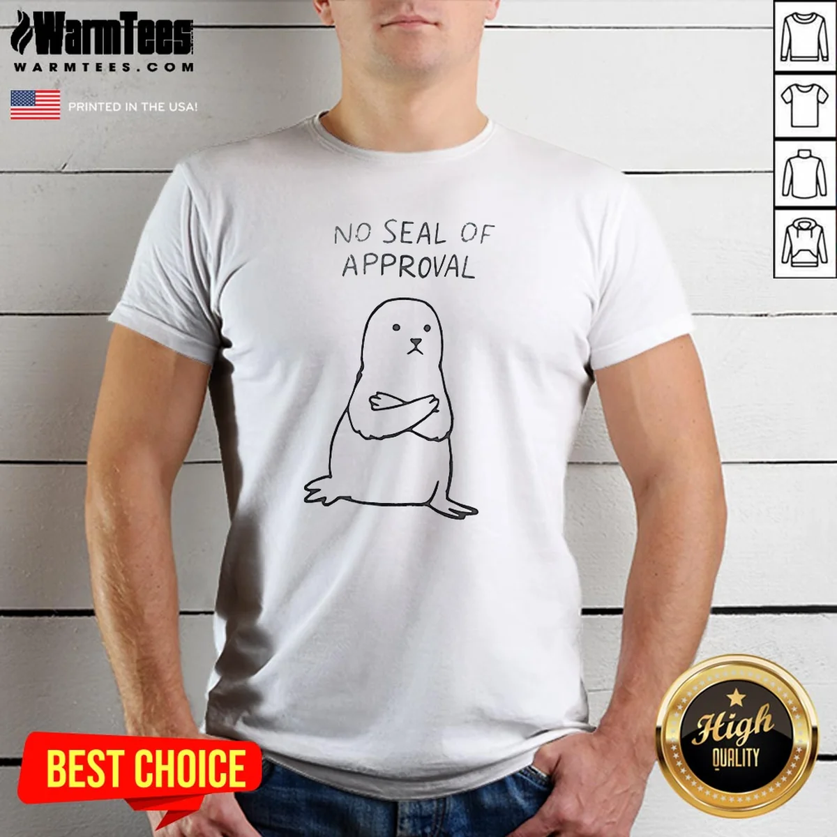 Good No Seal Of Approval Pun Shirt Good No Seal Of Approval Pun Shirt