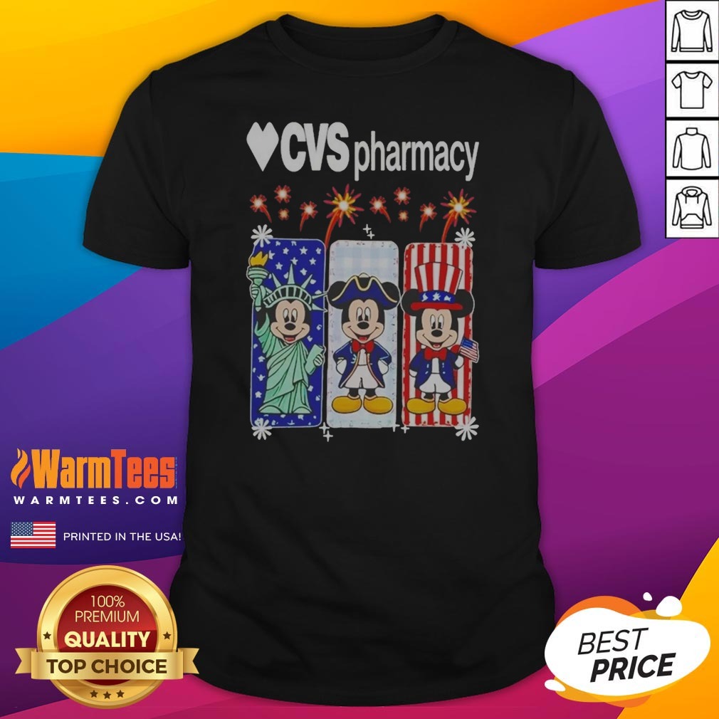 Heart CVS Pharmacy Mickey Mouse Statue Of Liberty USA Patriotic shirt on Classic Shirt Heart CVS Pharmacy Mickey Mouse Statue Of Liberty USA Patriotic shirt shown as a classic shirt preview