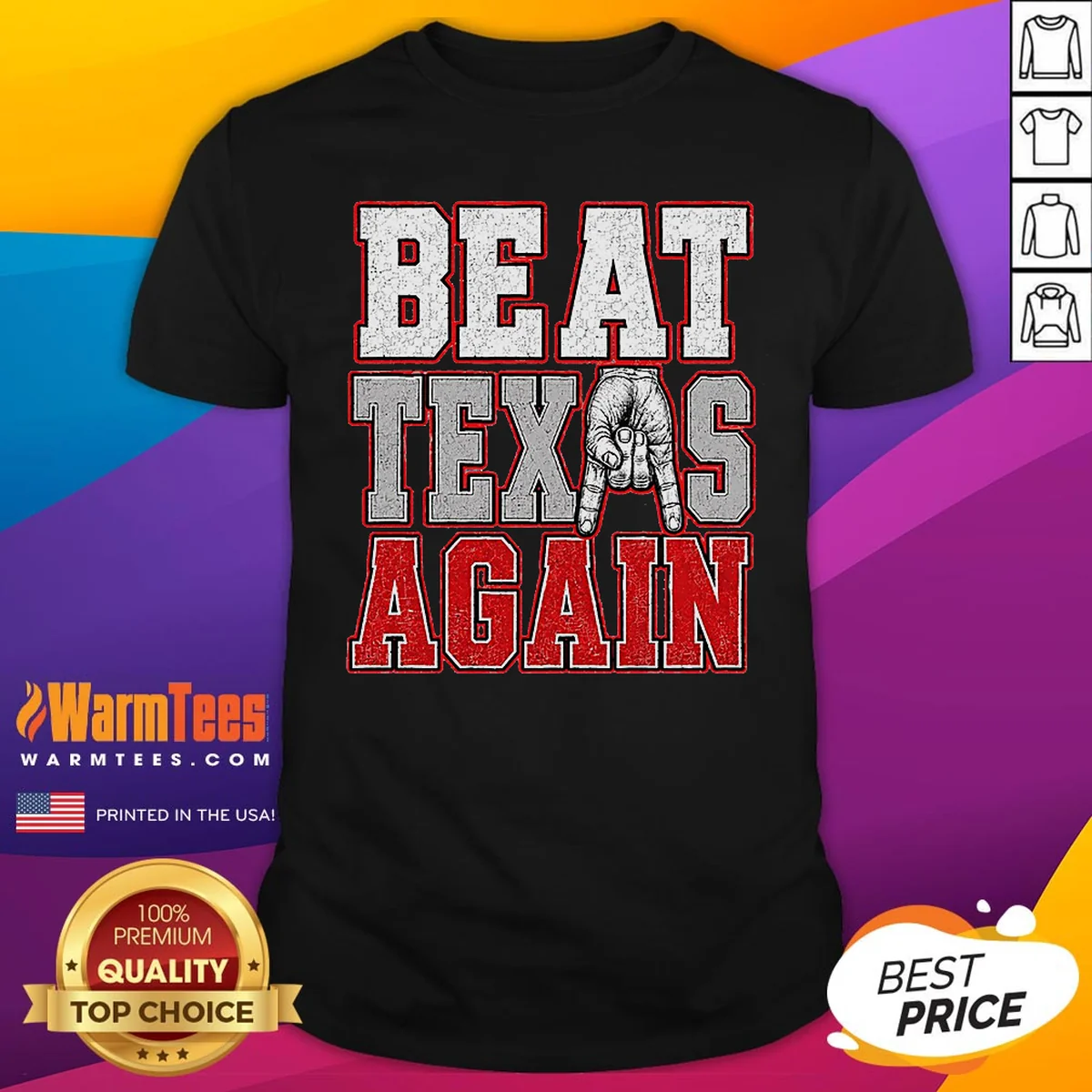 Hot Oklahoma Sooners Beat Texas Again Shirt Hot Oklahoma Sooners Beat Texas Again Shirt