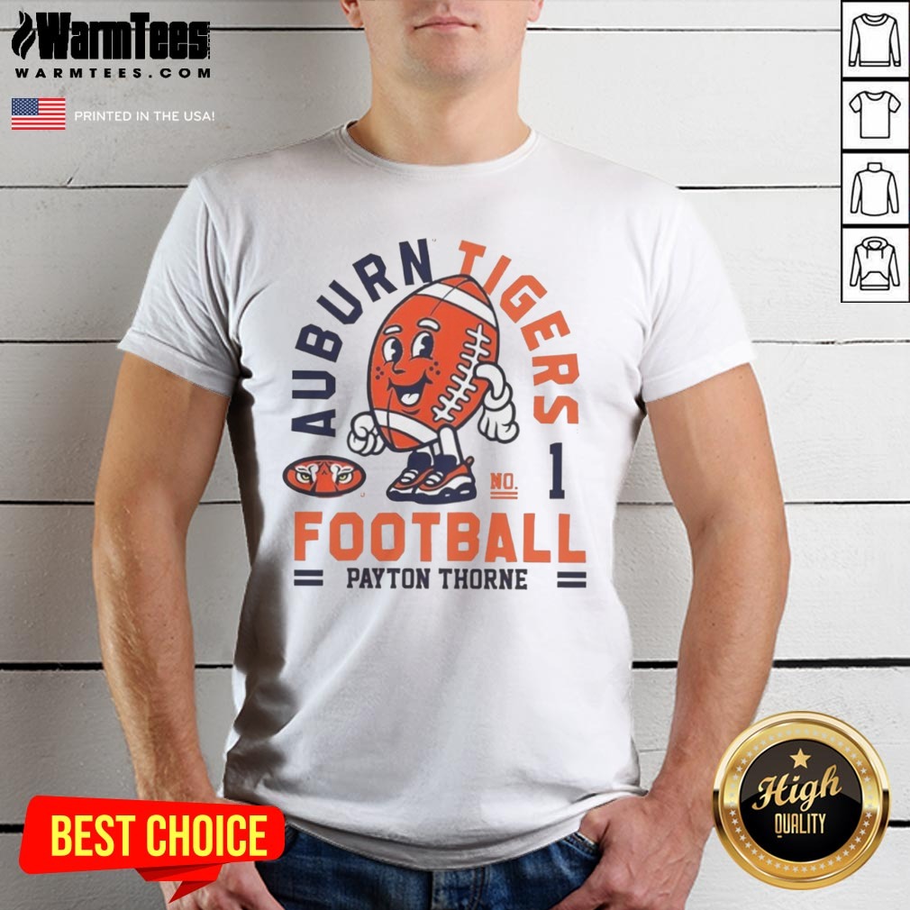 Hot Payton Thorne Auburn Tigers Football No 1 Shirt on Classic Shirt Hot Payton Thorne Auburn Tigers Football No 1 Shirt shown as a classic shirt preview