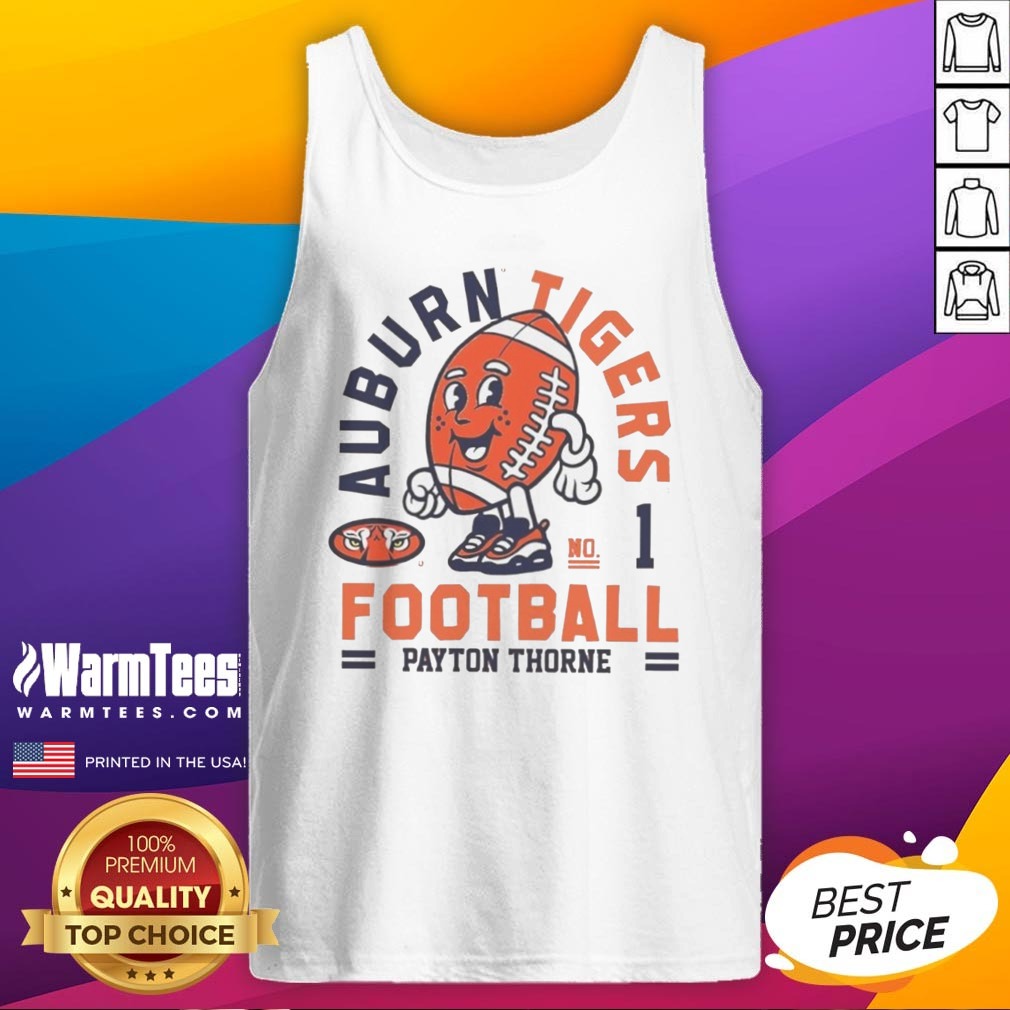 Hot Payton Thorne Auburn Tigers Football No 1 Shirt on Tank Top Hot Payton Thorne Auburn Tigers Football No 1 Shirt shown as a tank top preview