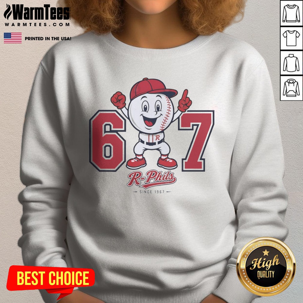 Hot Reading Phillies 67 Since 1967 R Phils Baseball Sweatshirt