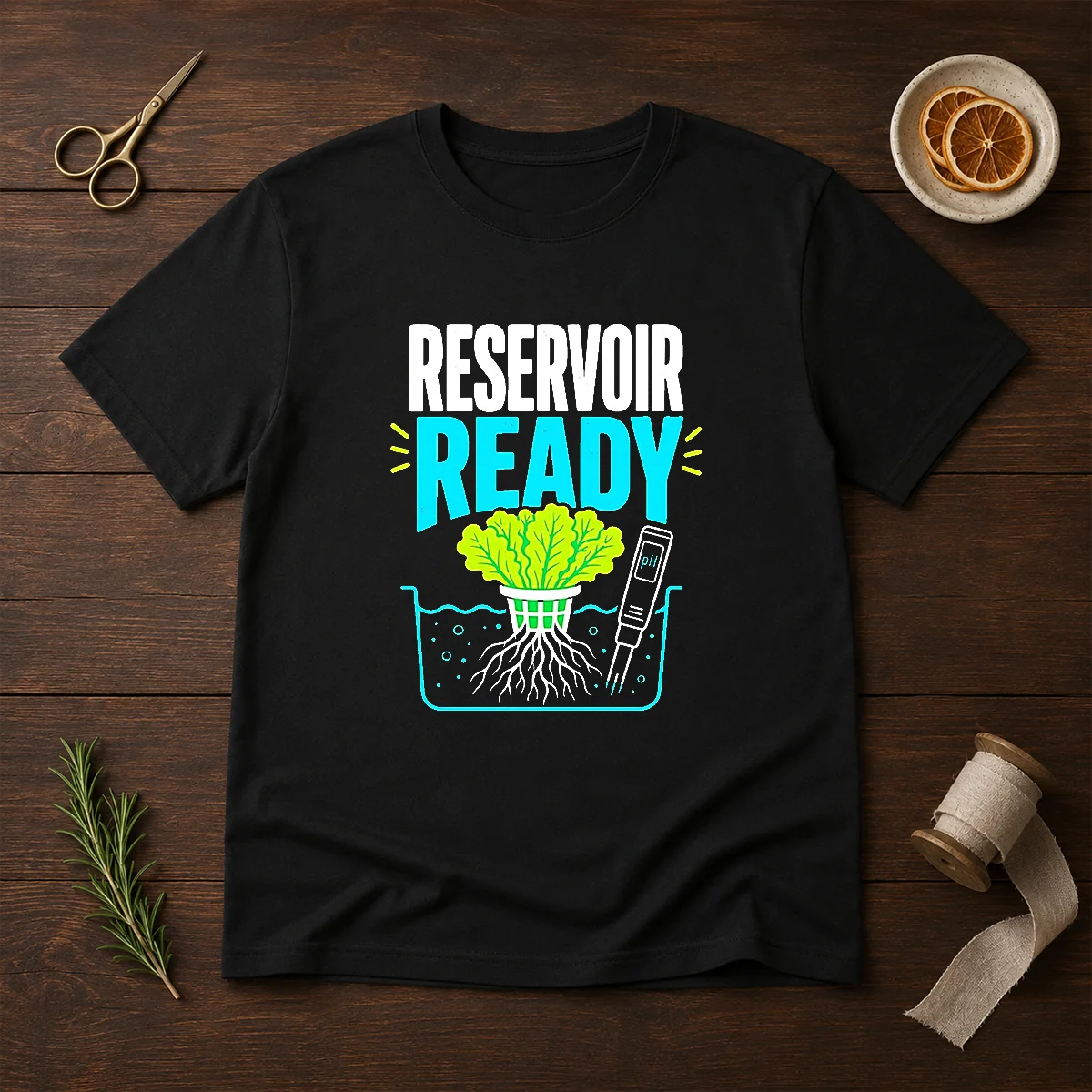 Hot Reservoir Ready Hydroponic Lettuce Shirt Hot Reservoir Ready Hydroponic Lettuce Shirt