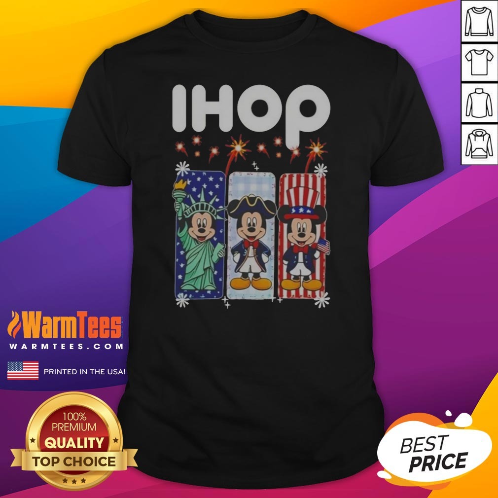 Ihop Mickey Mouse Statue Of Liberty Patriot Independence Day shirt on Classic Shirt Ihop Mickey Mouse Statue Of Liberty Patriot Independence Day shirt shown as a classic shirt preview