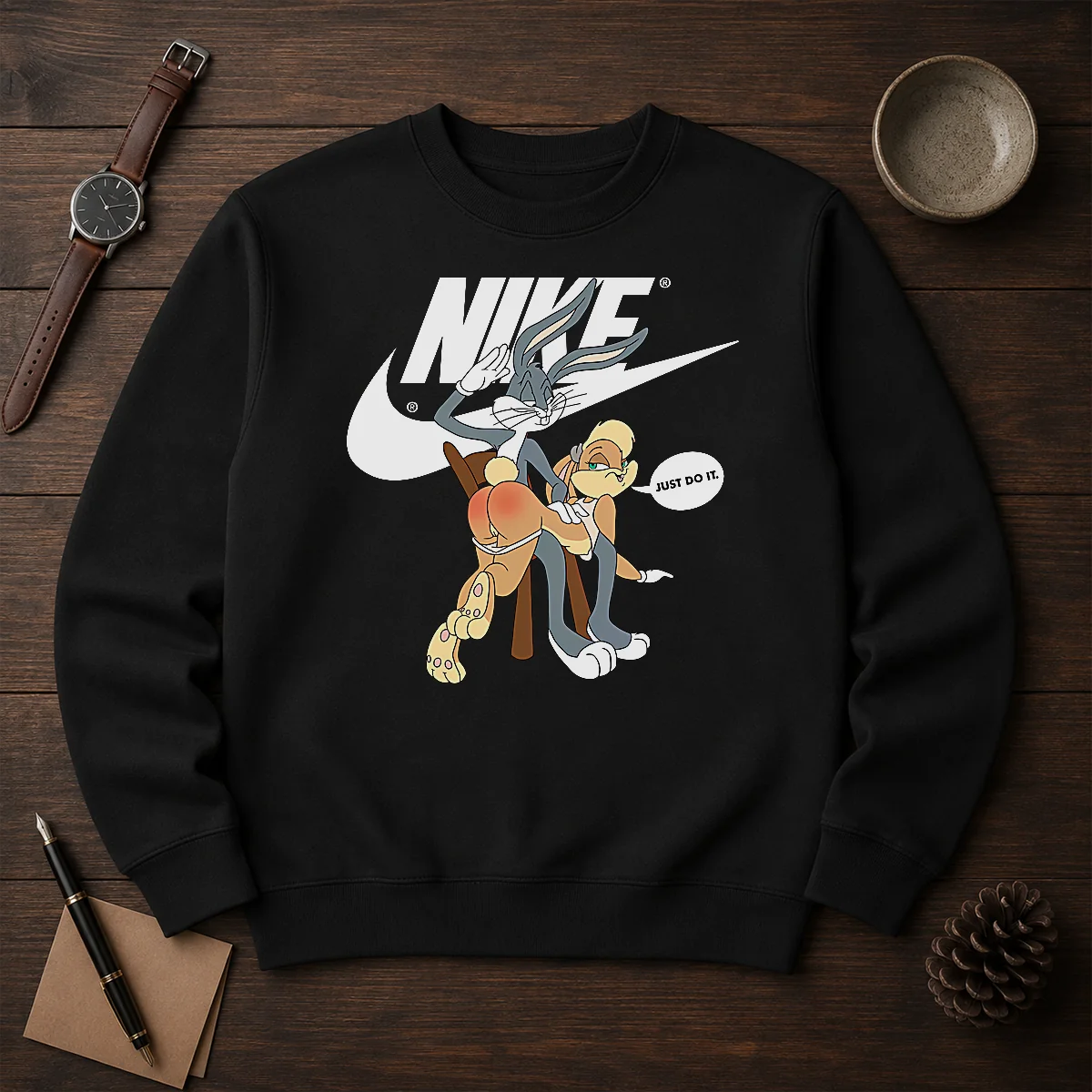 Nice Nike Bugs Bunny Spanking Lola Sweater