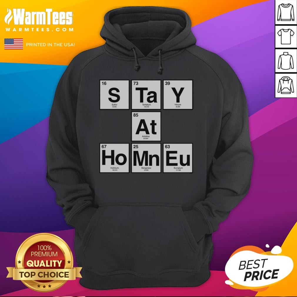 Nice Periodic Stay At Home Shirt on Hoodie Nice Periodic Stay At Home Shirt shown as a hoodie preview