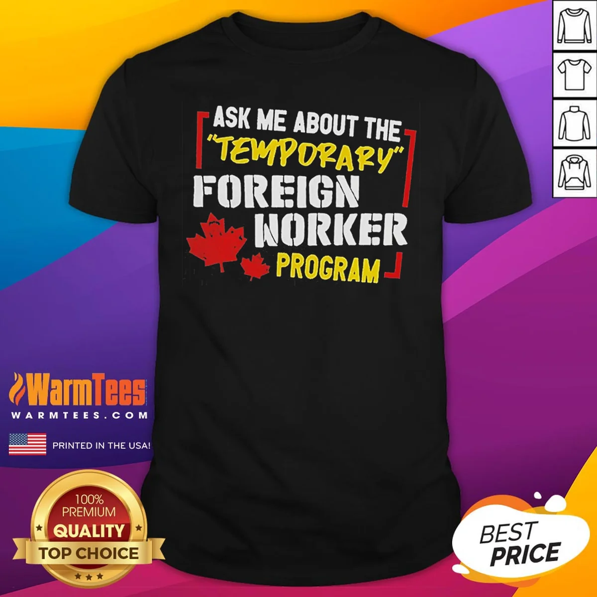 Official Ask Me About The Temporary Shirt Official Ask Me About The Temporary Shirt