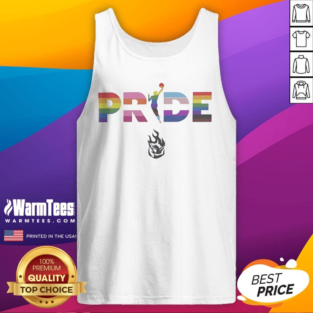 Official Portland Fire 2026 WNBA Pride LGBT Pattern Flag Shirt on Tank Top Official Portland Fire 2026 WNBA Pride LGBT Pattern Flag Shirt shown as a tank top preview