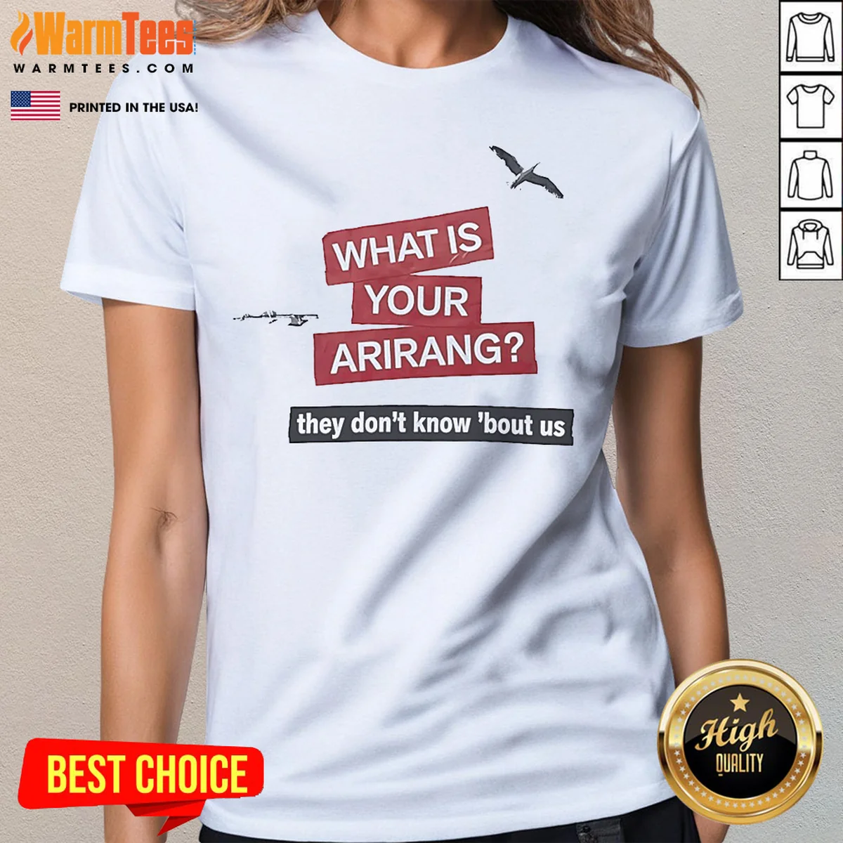 Official What Is Your Arirang They Ladies Shirt Official What Is Your Arirang They Ladies Shirt