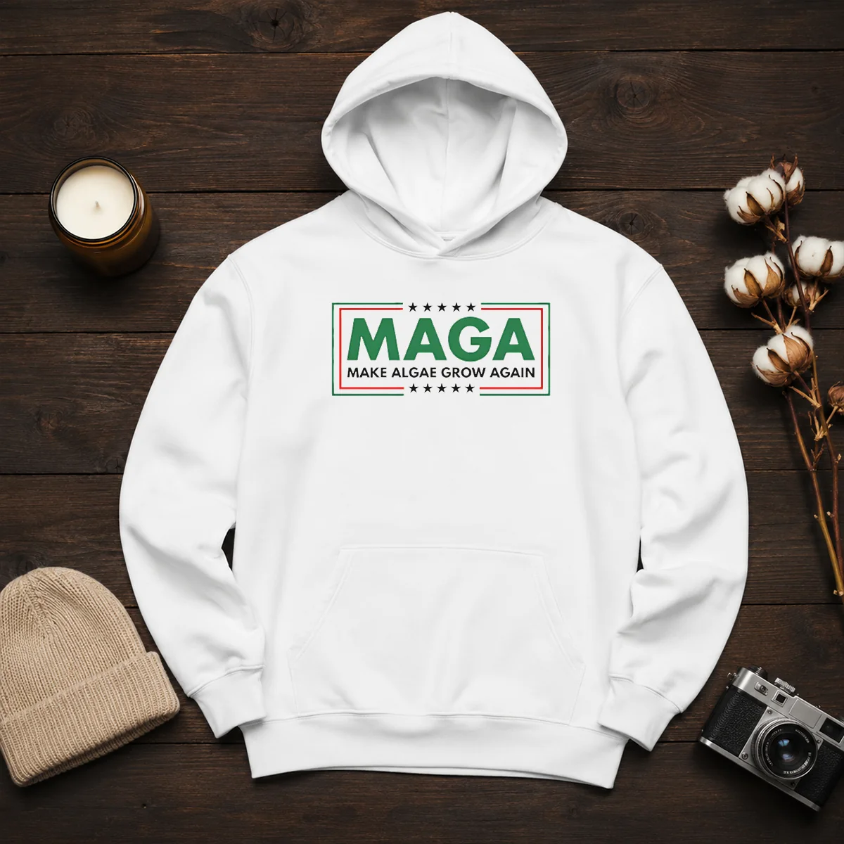 Original MAGA Algae Great Again Memorial Reflecting Pool America 2026 Hoodie
